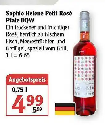 Globus Sophie Helene Petit Rosé Pfalz Dqw Angebot