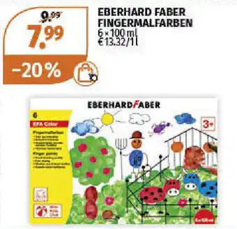 Müller Eberhard Faber Fingermalfarben 6x100ml Angebot