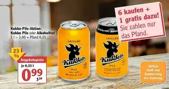 Globus Kukko-pils-aktion: Kukko Pils Oder Alkoholfrei Angebot