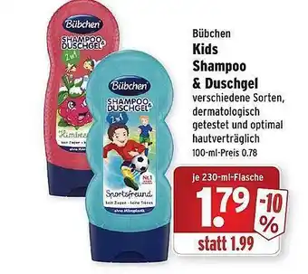 Wasgau Kids Shampoo  & Duschgel Angebot