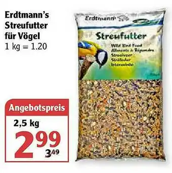 Globus Erdtmann's Streufutter Für Vögel Angebot