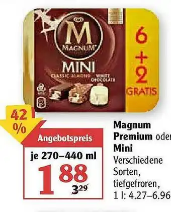 Globus Magnum Premium Oder Mini Angebot