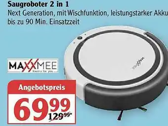 Globus Saugroboter 2in1 Maxxmee Angebot