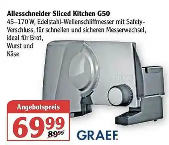 Globus Graef Alleschneider Sliced Kitchen G50 Angebot