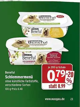 Wasgau Schlemmermenü Angebot