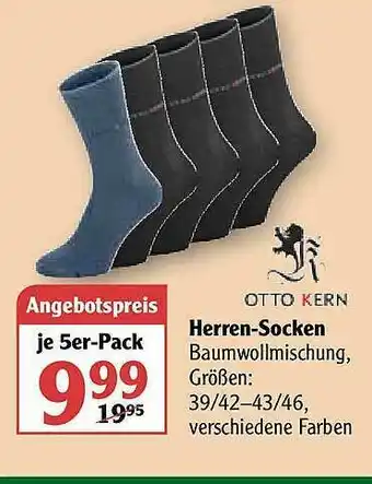 Globus Herren-socken Otto Kern Angebot