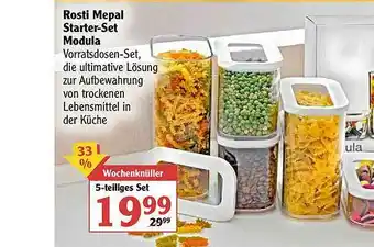 Globus Rosti Mepal Starter-set Modula Angebot