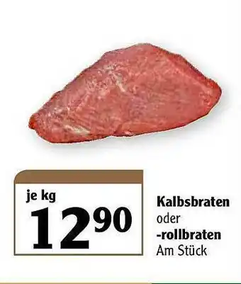 Globus Kalbsbraten Oder -rollbraten Angebot