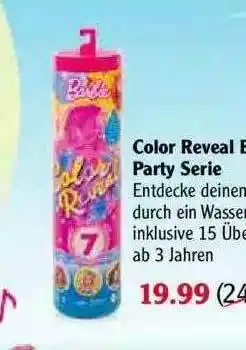 Globus Color Reveal Barbie Party Serie Angebot