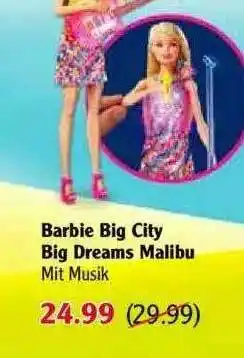 Globus Barbie Big City Big Dreams Malibu Angebot