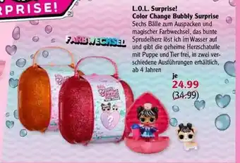 Globus L.o.l. Surprise! Color Change Bubbly Surprise Angebot