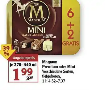 Globus Magnum Premium Oder Mini Angebot