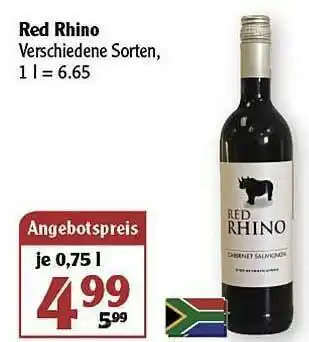 Globus Red Rhino Angebot