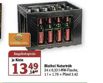 Globus Bleifrei Naturtrüb Angebot