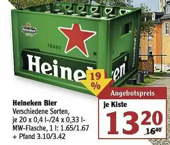 Globus Heineken Bier Angebot