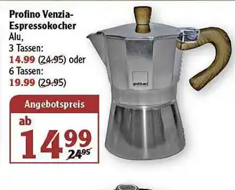 Globus Profino Venzia-espressokocher Angebot