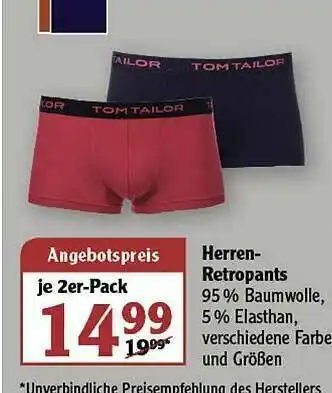 Globus Herren-retropants Angebot