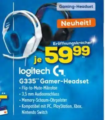 Euronics Logitech G335 Gamer Headset Angebot