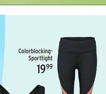 Wasgau Colorblocking Sporttight Angebot