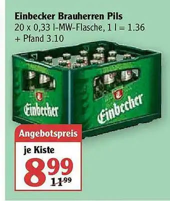 Globus Einbecker Brauherren Pils Angebot