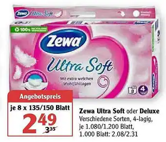 Globus Zewa Ultra Soft Oder Deluxe Angebot