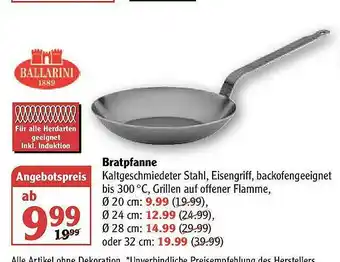 Globus Bratpfanne Ballarini 1889 Angebot