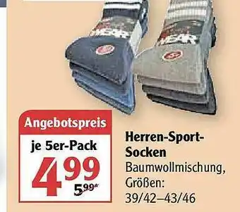 Globus Herren-sport-socken Angebot