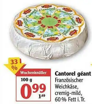 Globus Cantorel Géant Angebot