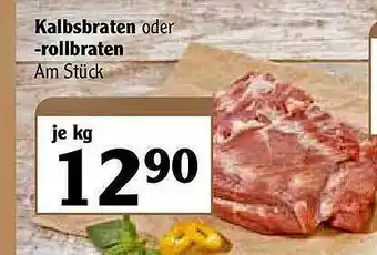 Globus Kalbsbraten Oder -rollbraten Angebot