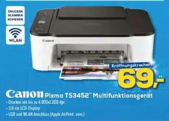 Euronics Canon Pixma TS3452 Multifunktionsgerät Angebot