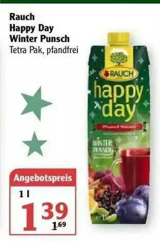 Globus Rauch Happy Day Winter Punsch Angebot