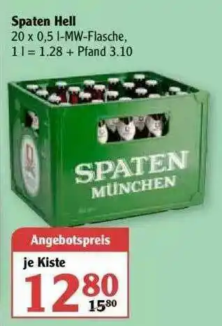 Globus Spaten Hell Angebot