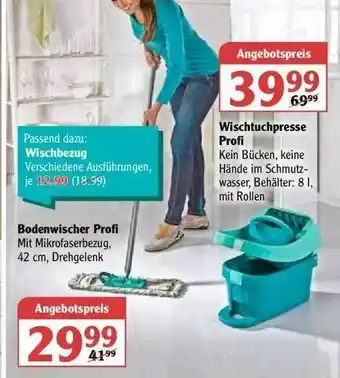 Globus Bodenwischer Profi Wischtuchpresse Profi Angebot