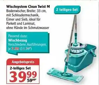 Globus Wischystem Clean Twist M Angebot