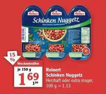 Globus Reinert Schinken Nuggetz Angebot