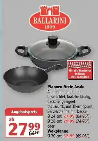 Globus Pfannen-serie Avalo Ballarini 1889 Angebot