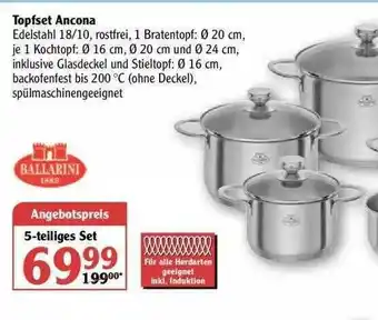 Globus Topfeset Ancona Angebot