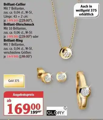 Globus Glory Brillant-collier, -ohrschmuck Oder -ring Angebot