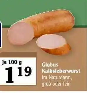 Globus Globus Kalbsleberwurst Angebot