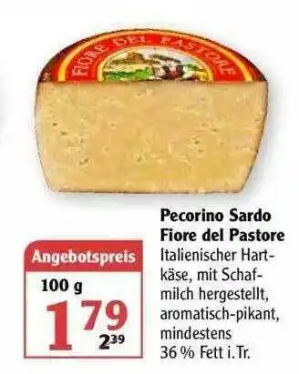 Globus Pecorino Sardo Fiore Del Pastore Angebot