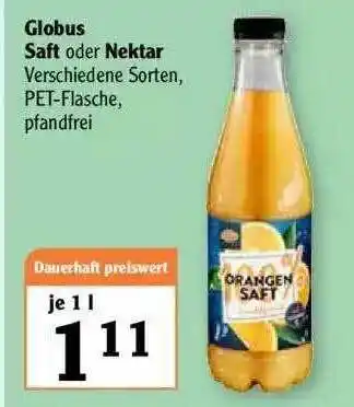 Globus Globus Saft Oder Nektar Angebot