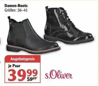 Globus S.oliver Damen-boots Angebot