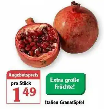 Globus Italien Granatäpfel Angebot