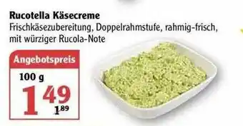 Globus Rucotella Käsecreme Angebot