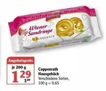 Globus Coppenrath Hausgebäck Angebot