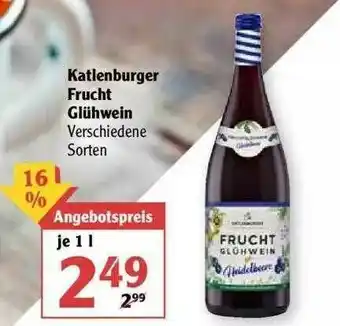 Globus Katlenburger Frucht Glühwein Angebot