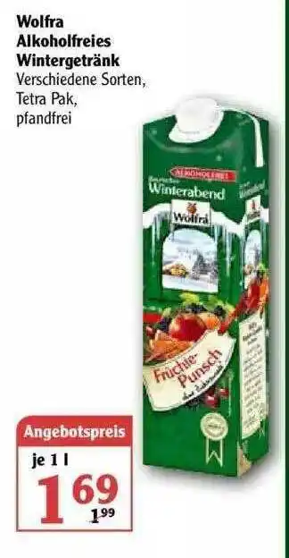 Globus Wolfra Alkoholfreies Wintergetränk Angebot