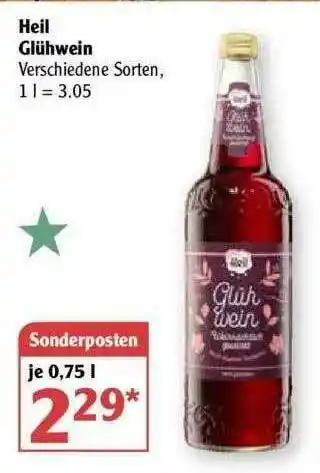 Globus Heil Glühwein Angebot