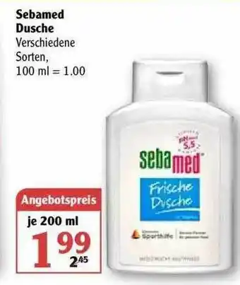 Globus Sebamed Dusche Angebot