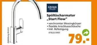 Globus Baumarkt Grohe Spültischarmatur „start Flow” Angebot